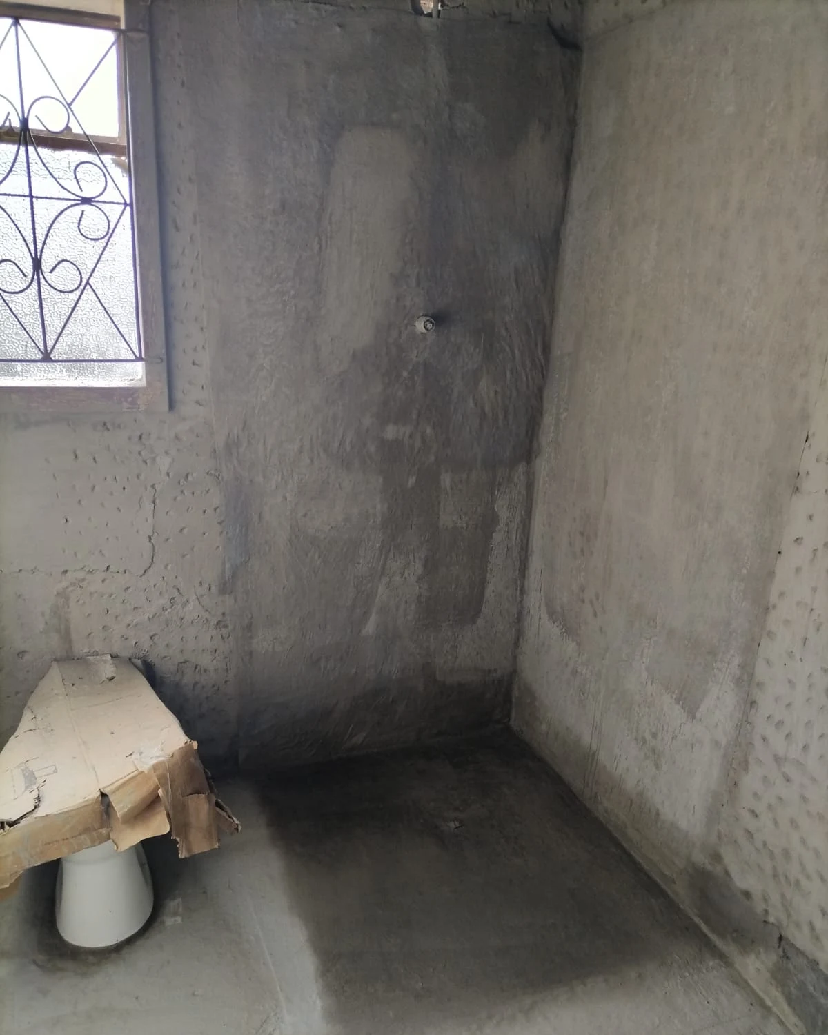 Substrate preparation and shower waterproofing before tiling
