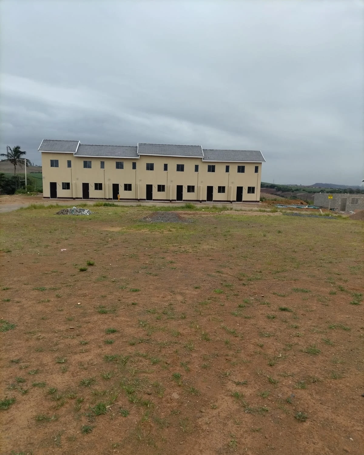 Completed townhouse residential block built by Ritz's